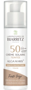 Laboratoires de Biarritz Certified Organic SPF50 Tinted Face Sun Cream