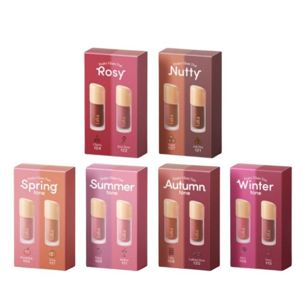 LAKA Fruity Glam Tint Mini Duo - 1.9g*2