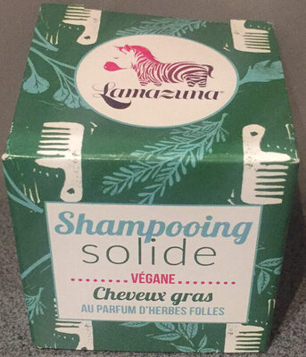 Shampoing solide - cheveux gras - au parfum d'herbes folles