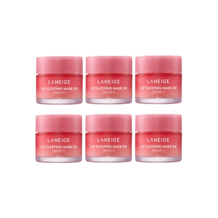 LANEIGE Lip Sleeping Mask EX 20g - Berry (6ea) Set
