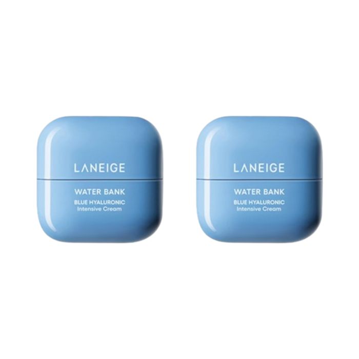 LANEIGE Water Bank Blue Hyaluronic Intensive Cream - 50ml (2ea) Set