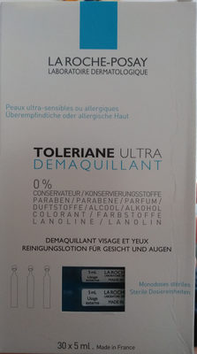 Toleriane ultra démaquillant Laroche Posay