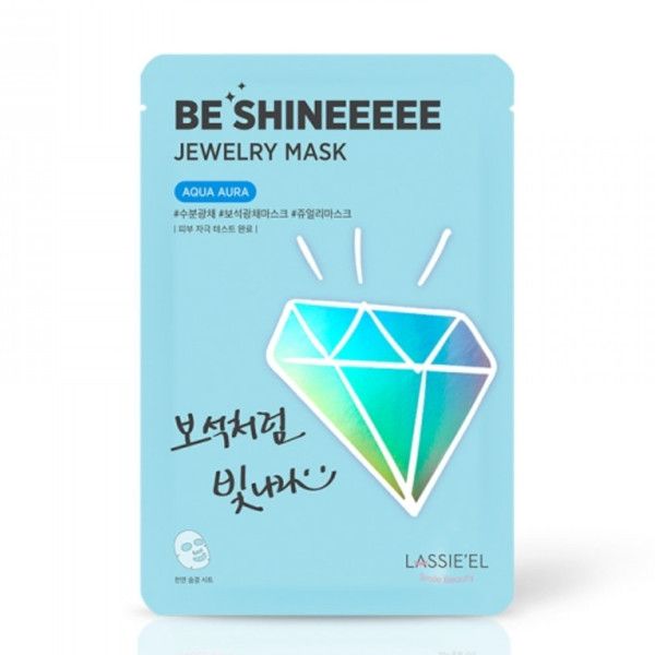 Lassieel Be Shine Jewelry Mask Pack Aqua Aura - 5pcs