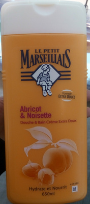 Abricot et noisette douche et bain crème extra doux