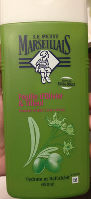 Feuille d'Olivier & Tilleul Douche et bain extra doux