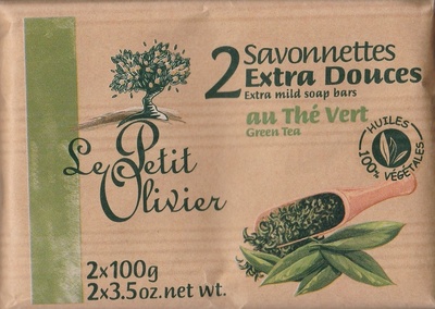 Savonnettes extra douces au Thé vert