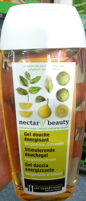 Gel douche énergisant bergamote citronnée