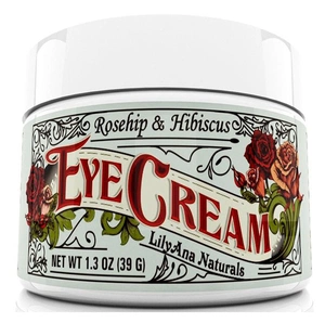 LilyAna Naturals Eye Cream Moisturizer Rosehip & Hibiscus