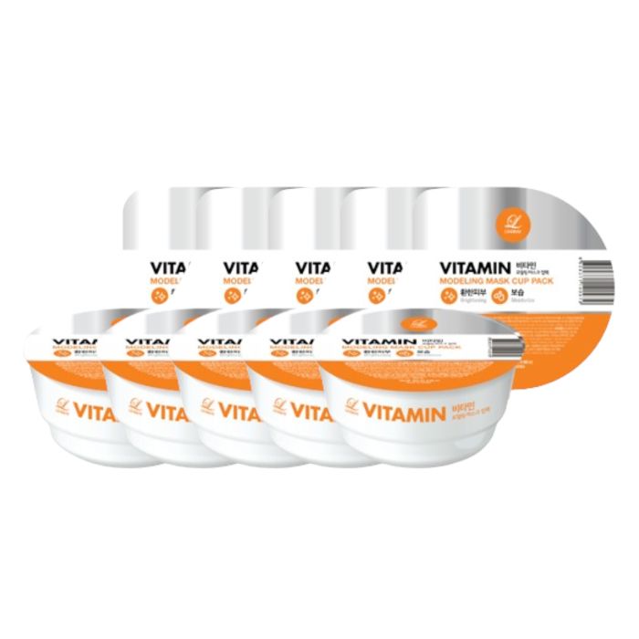 LINDSAY Modeling Mask Cup Pack - 28g - Vitamin (5ea) Set