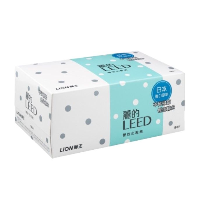 LION Leed - Beauty Puff Cotton Pad - 180pcs