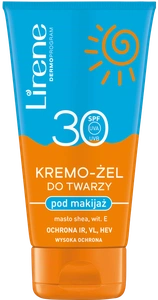 Lirene Cream-Gel, SPF 30 For Face, Under Makeup