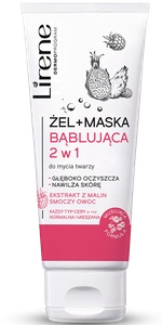 Lirene Face Cleansing Gel + Bubble Mask 2in1