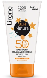 Lirene Natura Sun Natural Protective Emulsion For Face And Body SPF 50