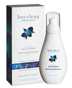 Live Clean Fresh Face Daily Foaming Cleanser