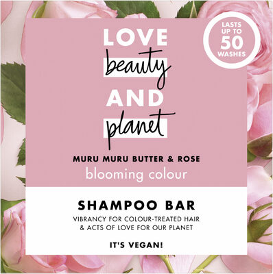 Love Beauty And Planet Shampooing Solide Éclosion de Couleur Muru Muru & Rose