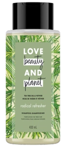 Love beauty and planet Tea Tree Oil And Vetiver Clarifying Shampoo