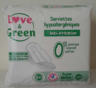 Serviettes hypoallergéniques Anti-irritation