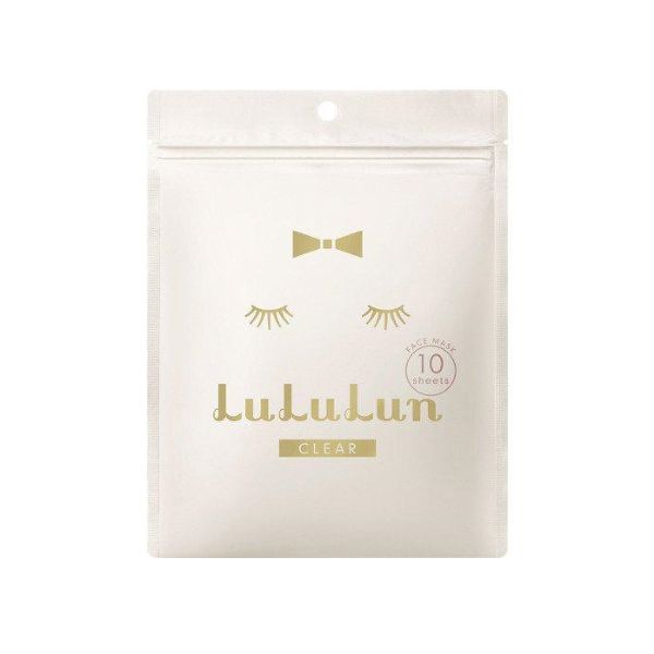 LuLuLun Face Mask - White - Clear - 10pcs