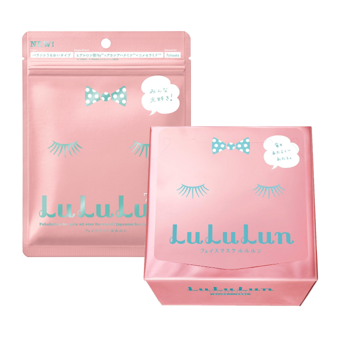 LuLuLun Pink Moisture Balance Face Mask