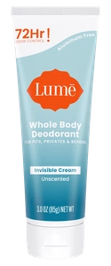 Lumē Unscented Cream Tube Deodorant