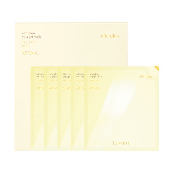 LUVUM Afterglow Yuja Gel Mask - 5 pcs