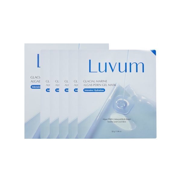 LUVUM Glacial Marine Algae-PDRN Gel Mask - 5pcs