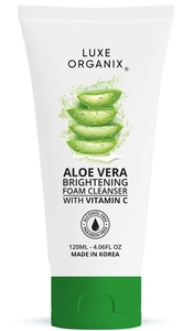Luxe Organix Aloe Vera Brightening Micro Foam Cleanser With Vitamin C