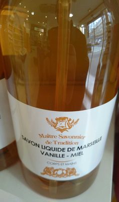 Savon liquide de Marseille Vanille - Miel