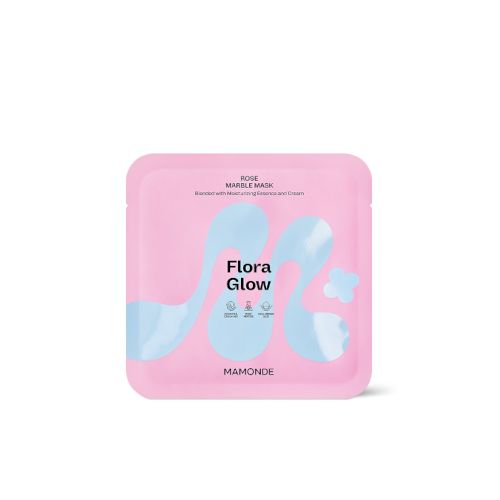 Mamonde Flora Glow Rose Marble Mask - 36g