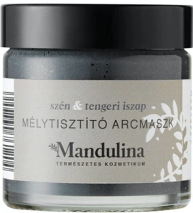 Mandulina Szén & Tengeri Iszap Mélytisztító Arcmaszk
