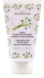 MANUFAKTURA Cleansing Clay Facial Mask with Daisy and Hyaluronic Acid