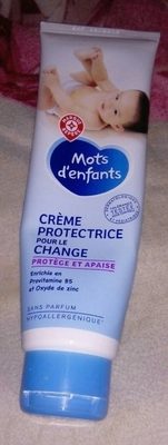 Crème protectrice pour le change
