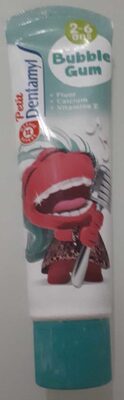 Dentifrice bubble gum