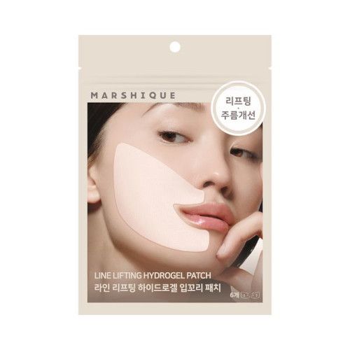 MARSHIQUE Line Lifting Hydrogel Patch - Smile Line - 6pcs
