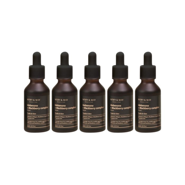 Mary&May Idebenone+Blackberry Complex Serum 30ml (5ea) Set