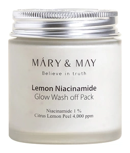 MARY & MAY Lemon Niacinamide Glow Wash Off Pack