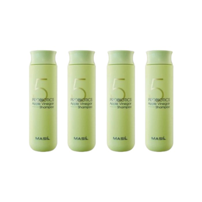 Masil 5 Probiotics Apple Vinegar Shampoo - 300ml (4ea) Set