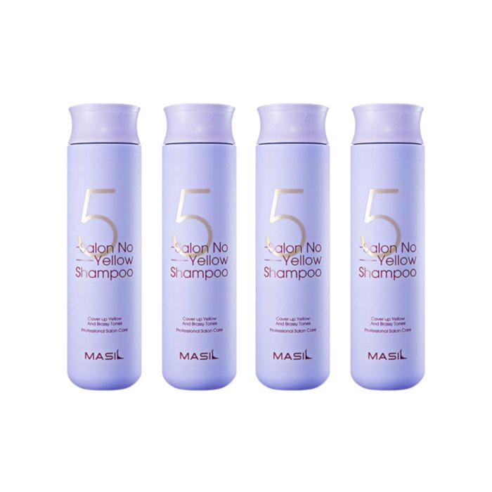 Masil 5 Salon No Yellow Shampoo - 300ml (4ea) Set