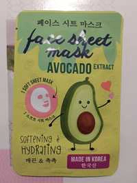 Maxbrands Face Sheet Mask Avocado Extract