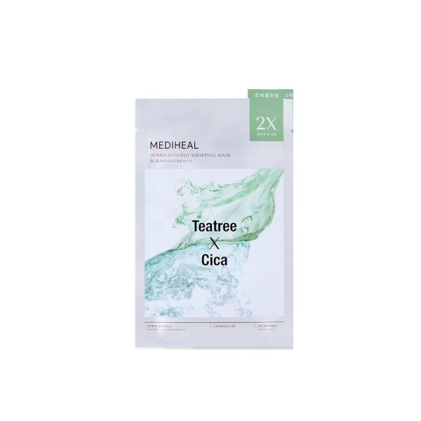 Mediheal Mediheal Derma Synergy Wrapping Mask Sheet for Calming Care (Teatee x Cica) - 1pc