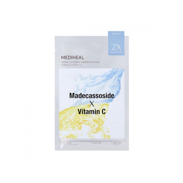 Mediheal Mediheal Derma Synergy Wrapping Mask Sheet for Toning Care (Madecassoside x Vitamin C) - 1pc