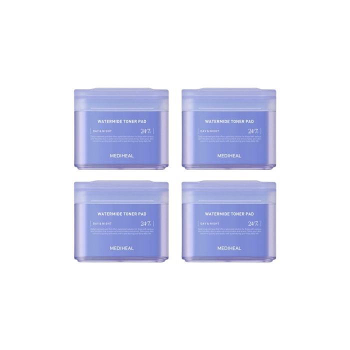 Mediheal Watermide Toner Pad - 100ea (4ea) Set (New)
