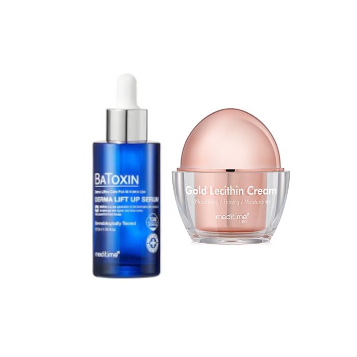 Meditime Batoxin Derma Lift-Up Serum - 50ml + Gold Lecithin Cream - 50g Set