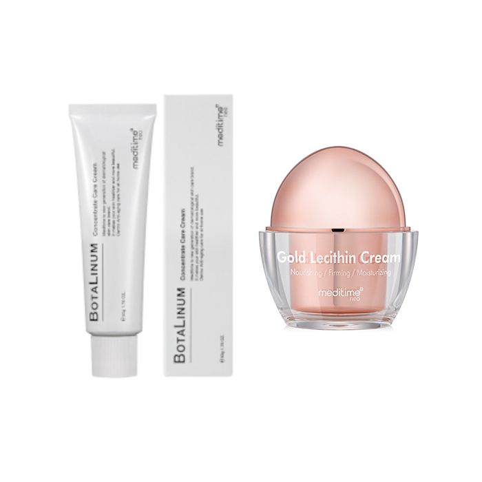 Meditime Botalinum Concentrate Care Cream - 50g + Gold Lecithin Cream - 50g Set