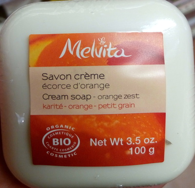 Savon crème écorce d'orange - karité – orange – petit grain