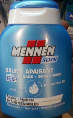 Baume apaisant, Après rasage + Soin visage, 2 en 1