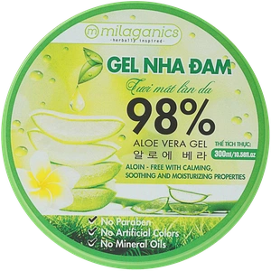 Milaganics 98% Aloe Vega Gel