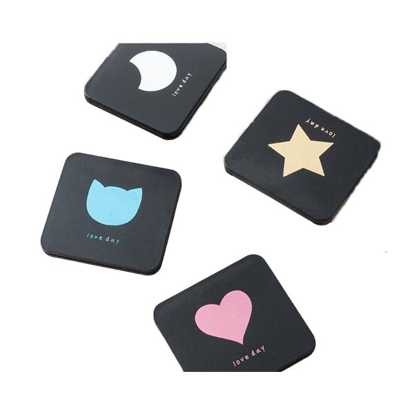 MINGXIER Cartoon Pocket Mirror (Random Colour) - 1 pc