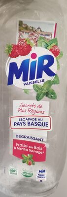 Vaisselle dégraissant Fraise des Bois & Menthe Sauvage