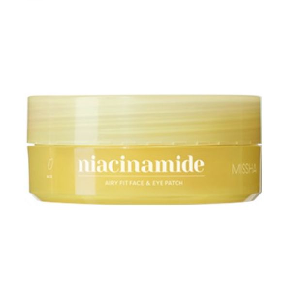 MISSHA Airy Fit Niacinamide Brightening Face & Eye Patch - 60g (60ea)